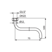 Slika Izliv S 75mm PIS07512