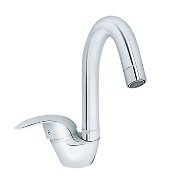 Slika Baterija KING za sudoperu za protočni bojler izliv 130 mm jednoručna 382213