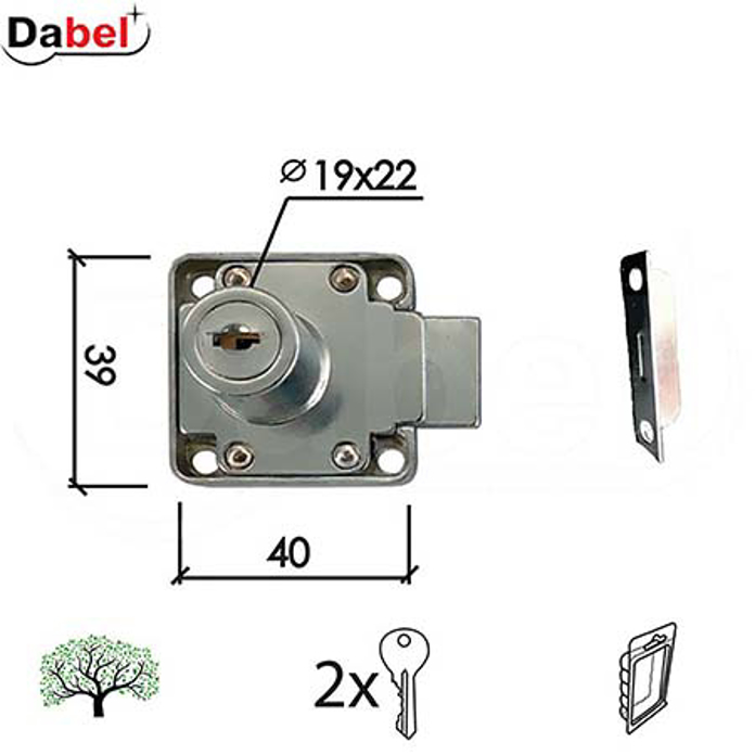Slika Brava za nameštaj DABEL 2101 Hr fi19/22/40/39 mm 2K DBP1 – 3398119