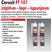 Slika Ceresit FT 101 univerzalni lepak i zaptivač – bela fleksibilna masa 280 ml