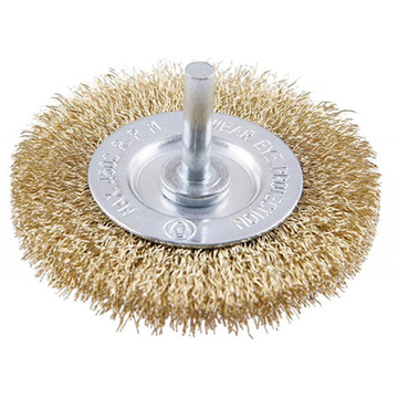 Slika Čelična četka pljosnata za bušilicu Ø75 mm 22028