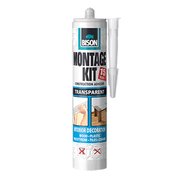 Bison Montage Kit providni montažni lepak za nevidljivo pričvršćivanje materijala