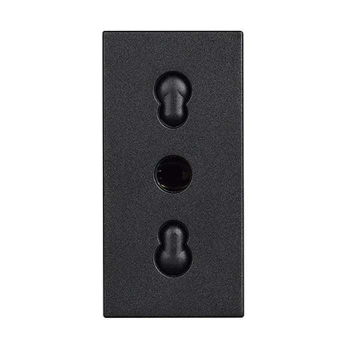 Slika Bticino Classia utičnica 2P+E 16A 250V crna 1M RG4180