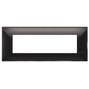 Slika Bticino Classia okvir 7M za doznu 506E/BP506N crni saten (mat) R4807BG
