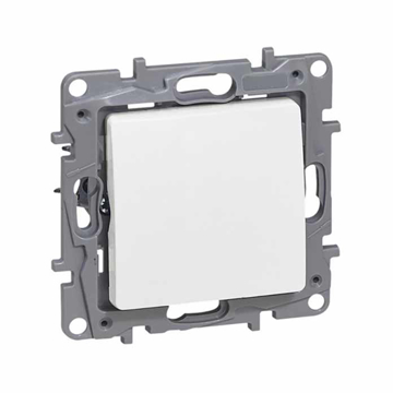 Slika Legrand Nilo naizmenični prekidač 10AX beli 764501 (1M, IP20, 250V)