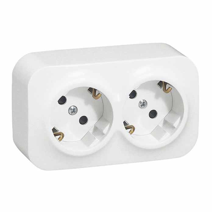 Slika FRX Utikač 2x2P+E IP2X 16A Beli 782413