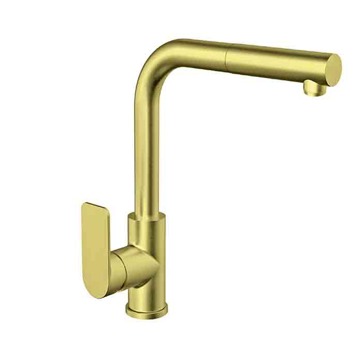 Baterija S2 GOLD 238603G za sudoperu sa tri cevi i izvlačnim tušem