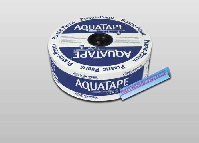 Slika Traka kap po kap AQUATAPE(PLASTIC PUGLIA ITALY) 06mil/10cm/1,2l-0,9l/1000m