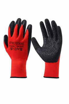 Picture of BAU S zaštitne rukavice Latex Rot – crvene sa crnim lateksom (9) L