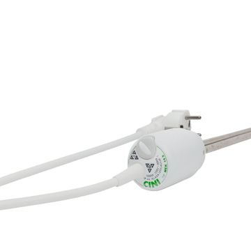 Slika CINI Mek električni grejač 1/2" 0.6 kW beli