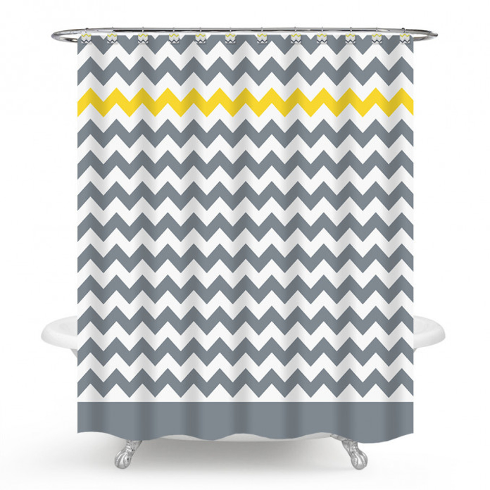 Slika Zavesa za kupatilo 2000x1800 mm Summer Vibes MZ 20 sa dekorativnim kukicama