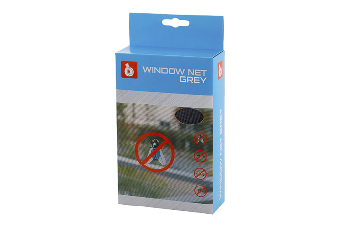 Slika Set mreže za prozore 150 x 90 cm siva sa čičak trakom 07.544 / 40055