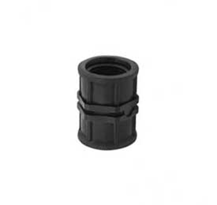 Plastični muf 1/2"x1/2" za povezivanje dva fitinga sa spoljnim navojem