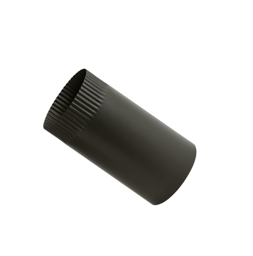 Slika Dimna cev Ø 150 mm 500 mm crna