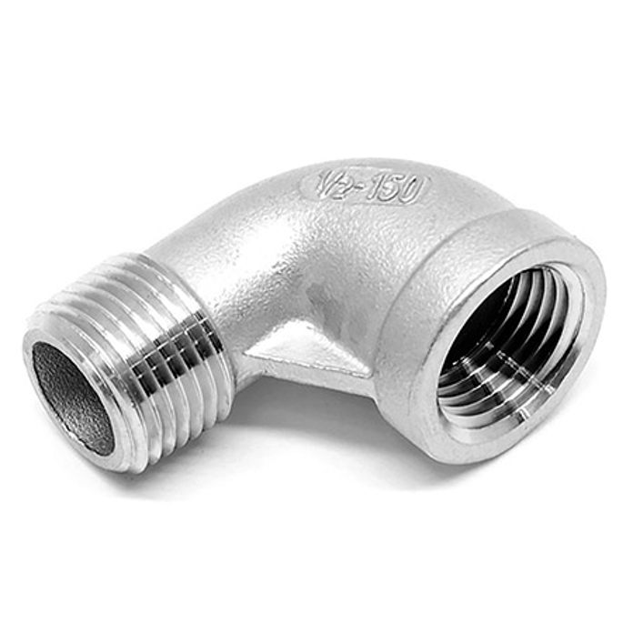 Slika Prohromsko koleno 1/2" M/Ž navoj INOX AISI 316