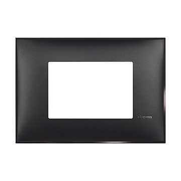 Slika Bticino Classia okvir 3M za doznu 503E/BP503N crna saten R4803BG