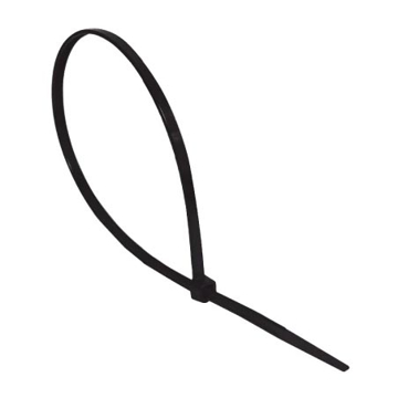 Slika CELO kablovska vezica 3,6x370 mm crna 100 kom