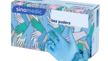 Slika Nitrilne rukavice bez pudera plave L 100 komada